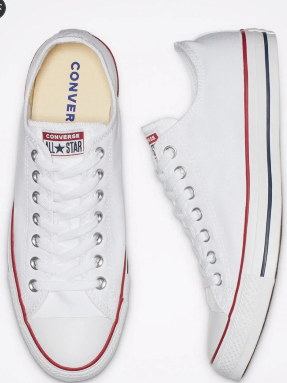 CONVERSE Chuck Taylor All Star White Low Top Shoes